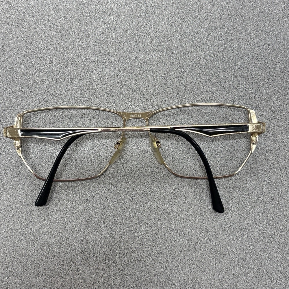 TRUE VINTAGE OLEG CASSINI Gold RETRO WOMEN EYEGLASSES Model 745 860